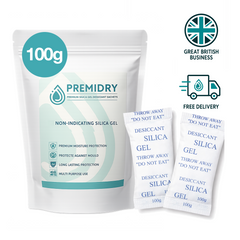100g Silica Gel Sachets - Non-Indicating Silica Gel Packets